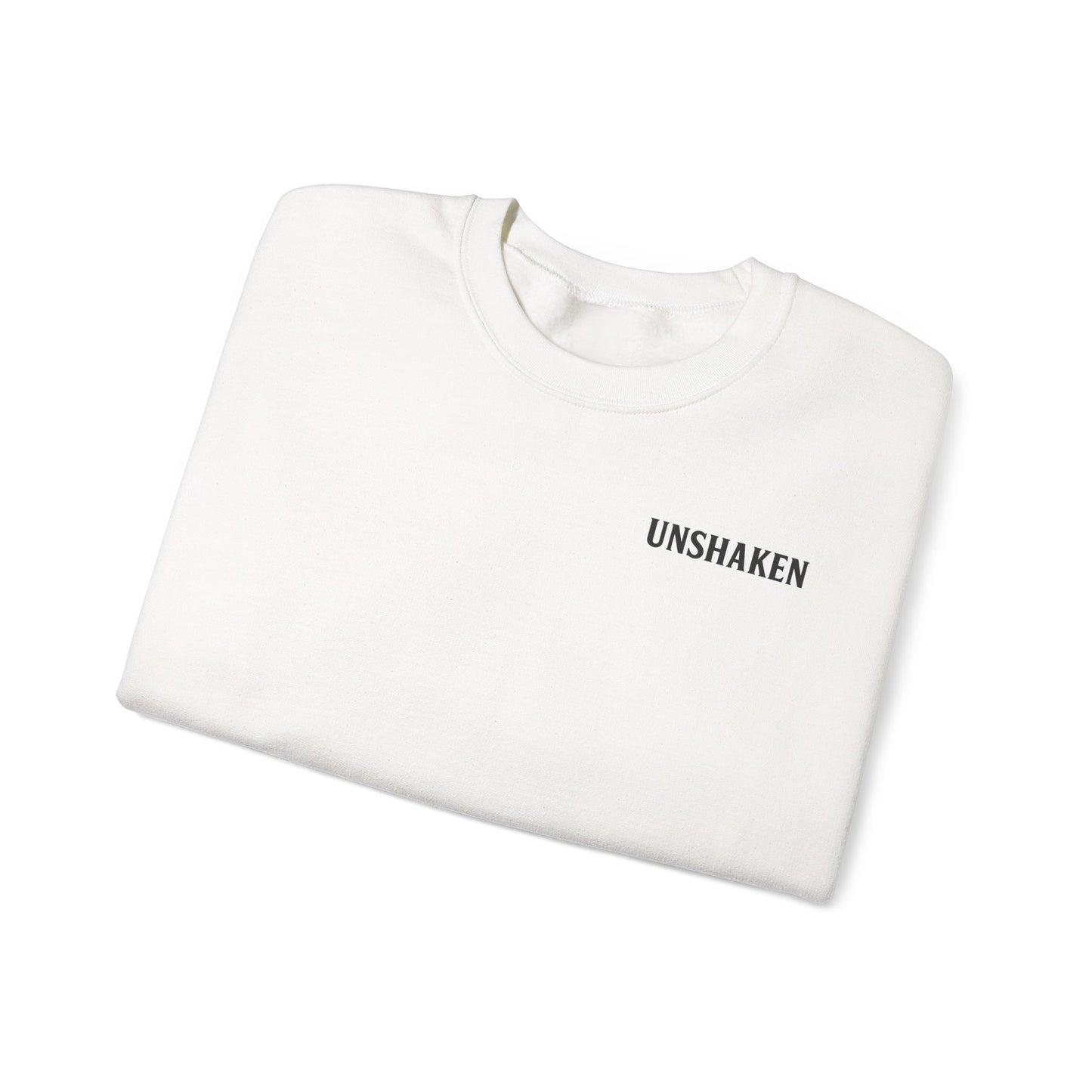 Unshaken Sweatshirt - Resilient Strength Minimalist Design