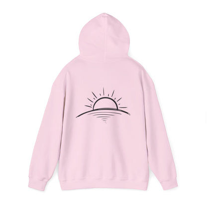 Peace is Power – Minimal Mountain Sunrise Hoodie