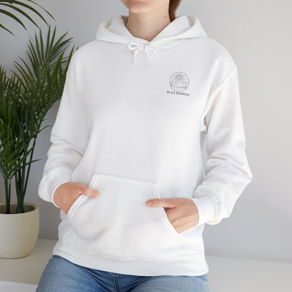 Peace is Power – Minimal Mountain Sunrise Hoodie
