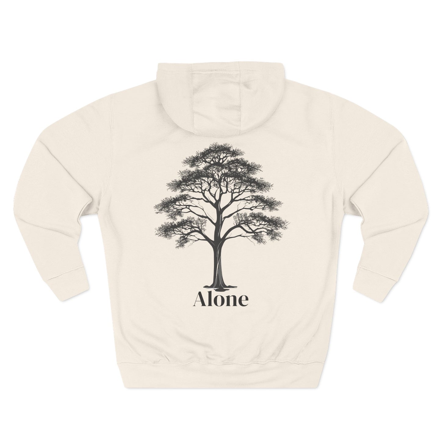 Wander Alone, Grow Within - Fleece Hoodie