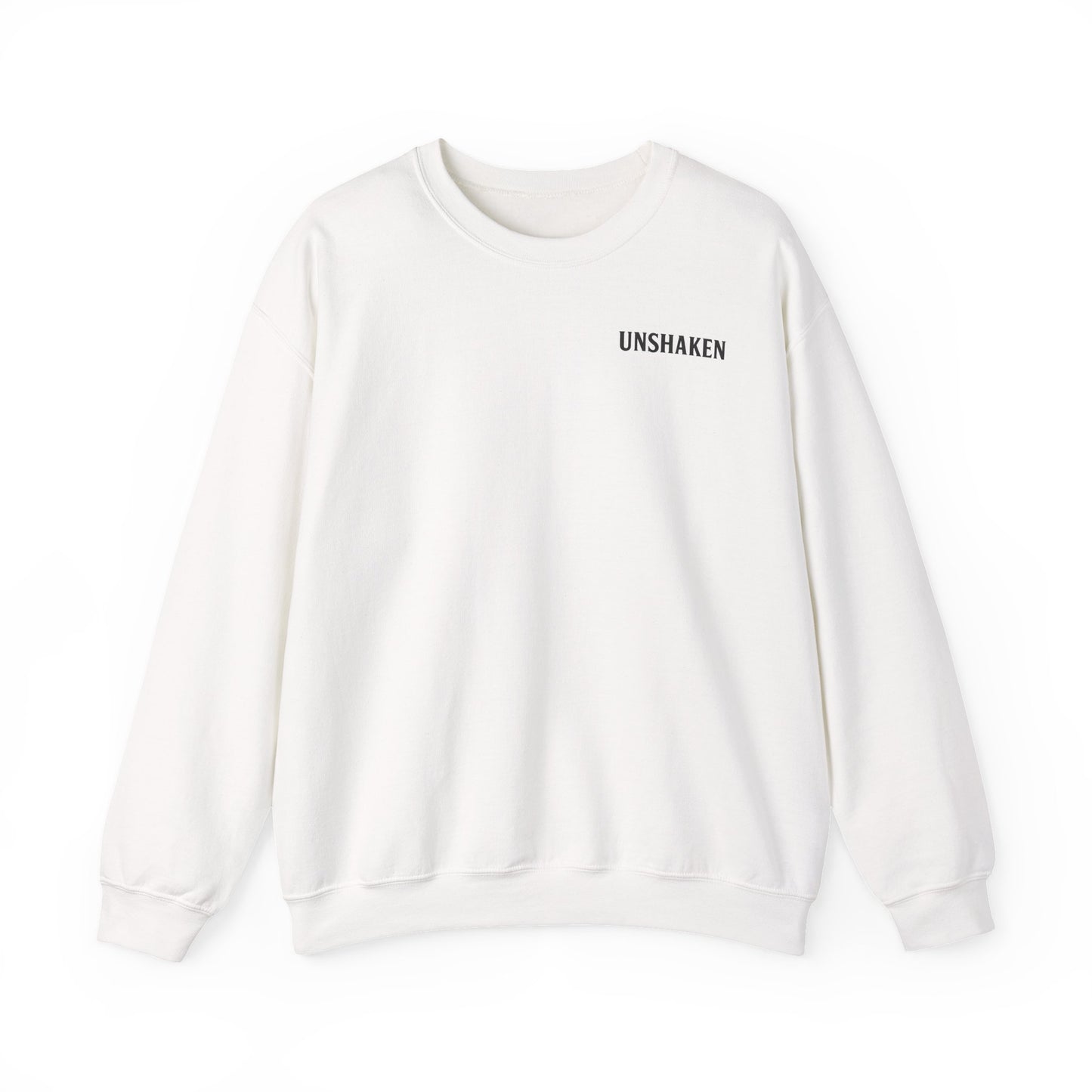 Unshaken Sweatshirt - Resilient Strength Minimalist Design