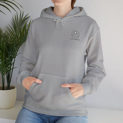 Peace is Power – Minimal Mountain Sunrise Hoodie