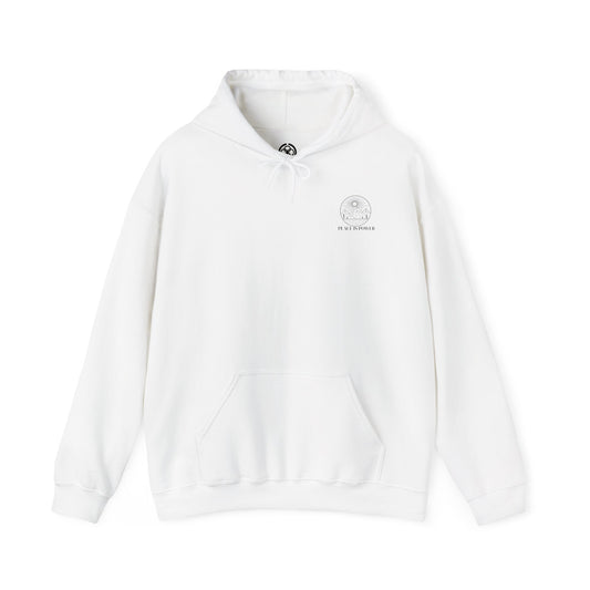 Peace is Power – Minimal Mountain Sunrise Hoodie
