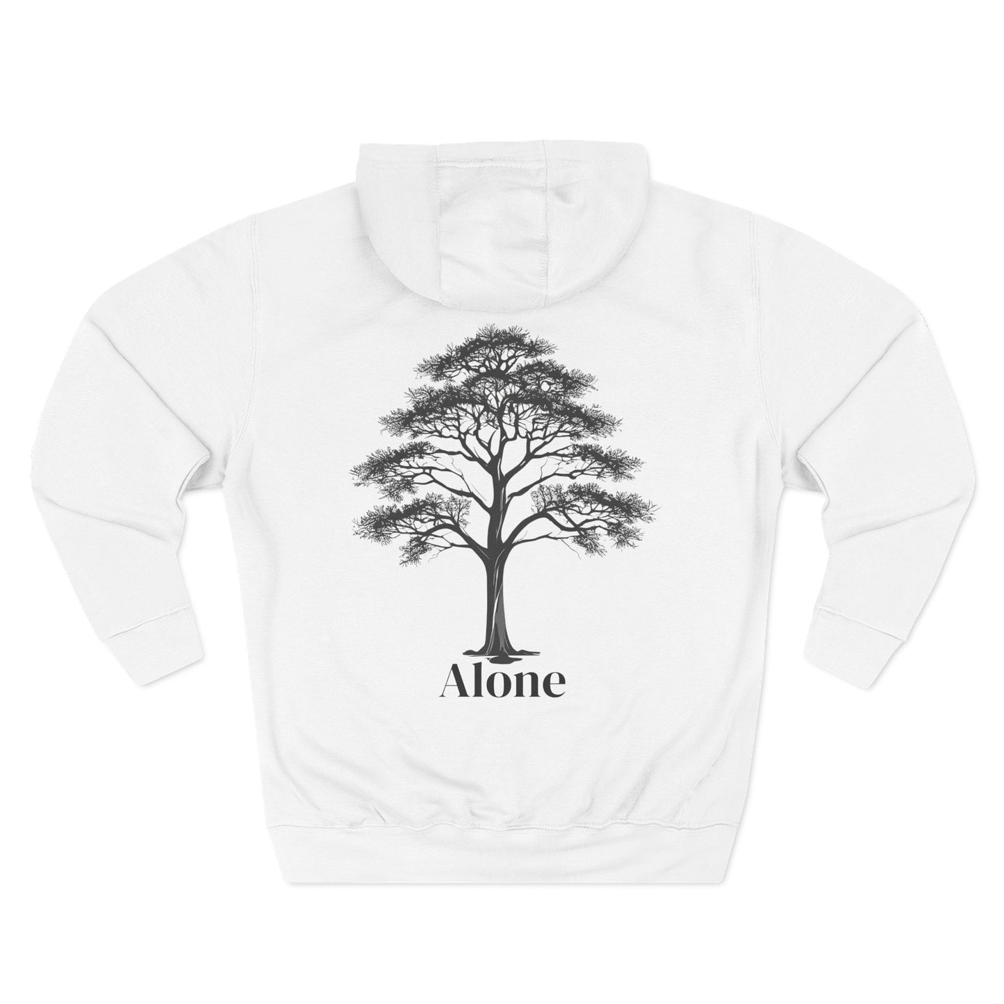 Wander Alone, Grow Within - Fleece Hoodie
