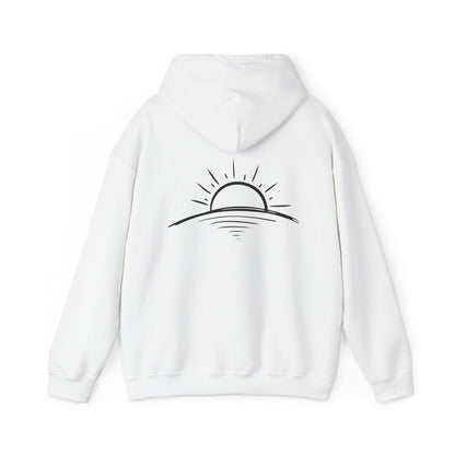 Peace is Power – Minimal Mountain Sunrise Hoodie