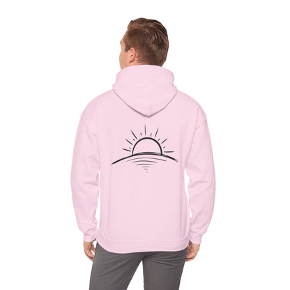 Peace is Power – Minimal Mountain Sunrise Hoodie